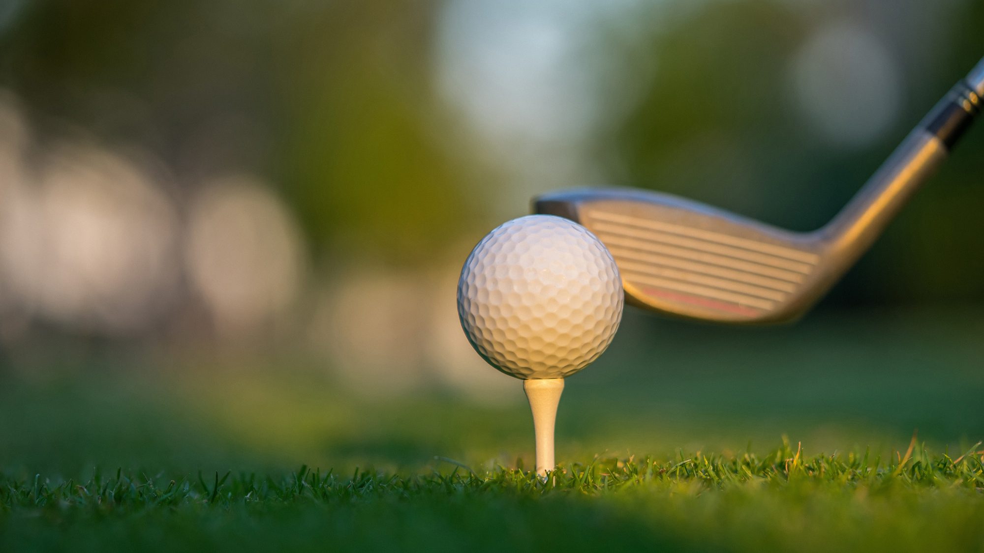 [Athletes] Golfball on tee-driver